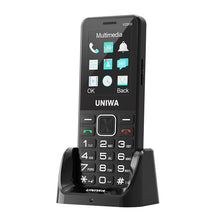 Load image into Gallery viewer, Big button mobile phone charging dock black