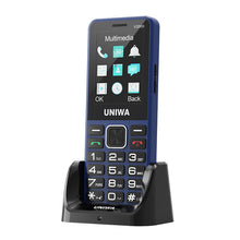 Load image into Gallery viewer, Big button mobile phone charging dock blue