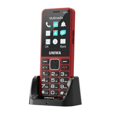 Load image into Gallery viewer, Big button mobile phone charging dock red