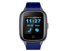 Load image into Gallery viewer, Medical alert watch with dark blue band