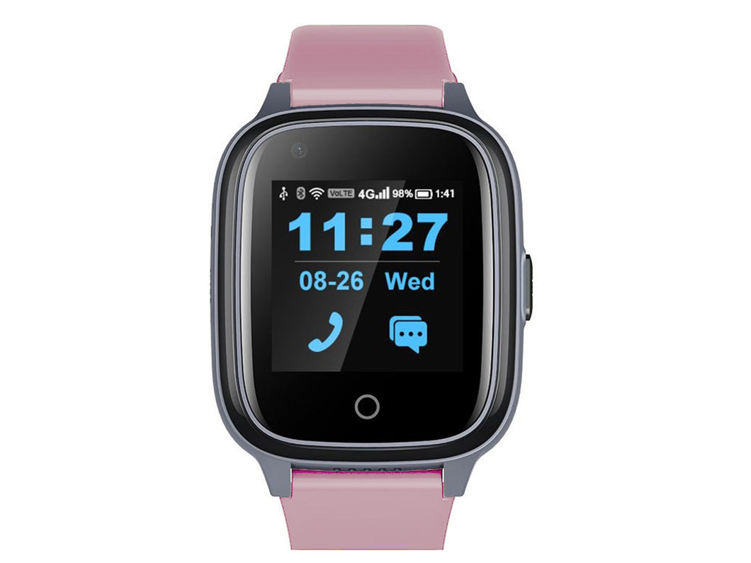 Medical Alert watch with pink watchband
